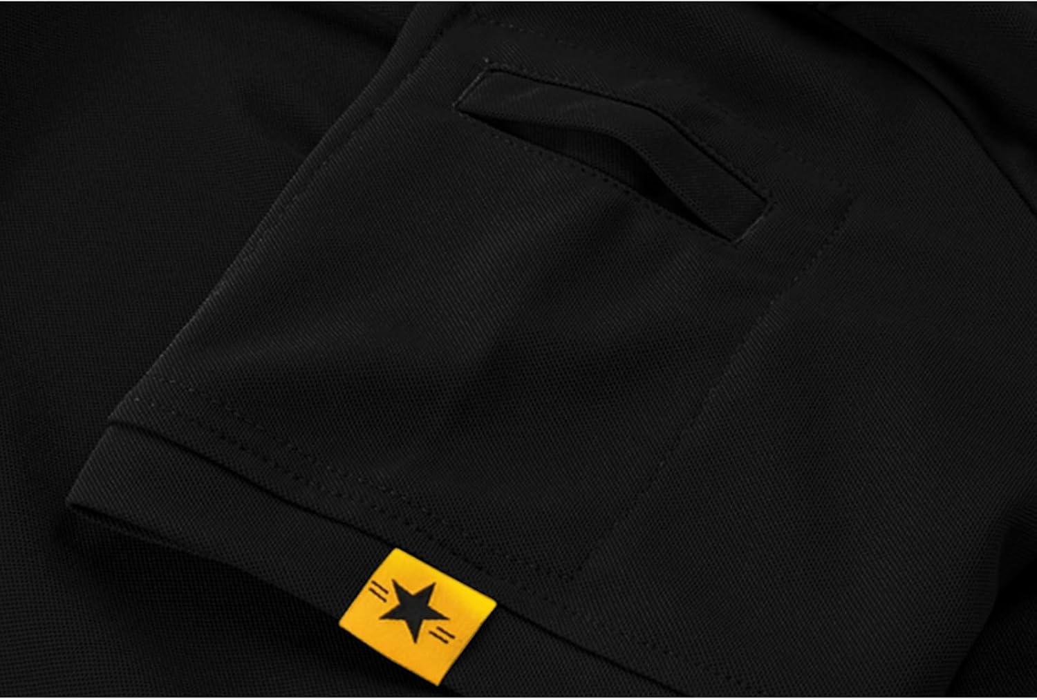 imageZITY 4 Pack Mens Polo Shirt Short Sleeve Sports Golf Tennis TShirt Athletic Collared Tactical ShirtsPure Black