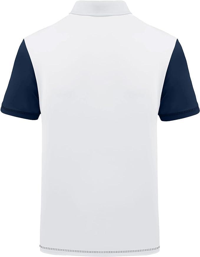 imageZITY Golf Polo Shirts for Men Short Sleeve Athletic Tennis TShirt041navy