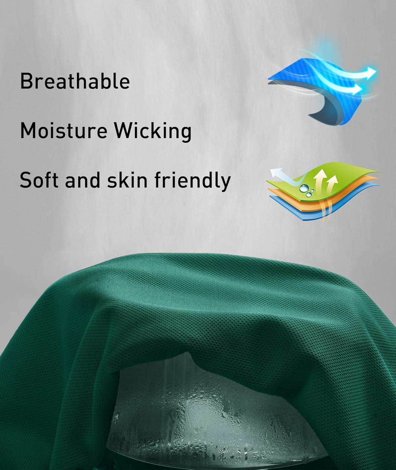 imageZITY Mens Polo Shirt Short Sleeve Sports Tactical TShirt Athletic Golf Polos Daily Casual Stylish Collared Shirts for MenForest Green