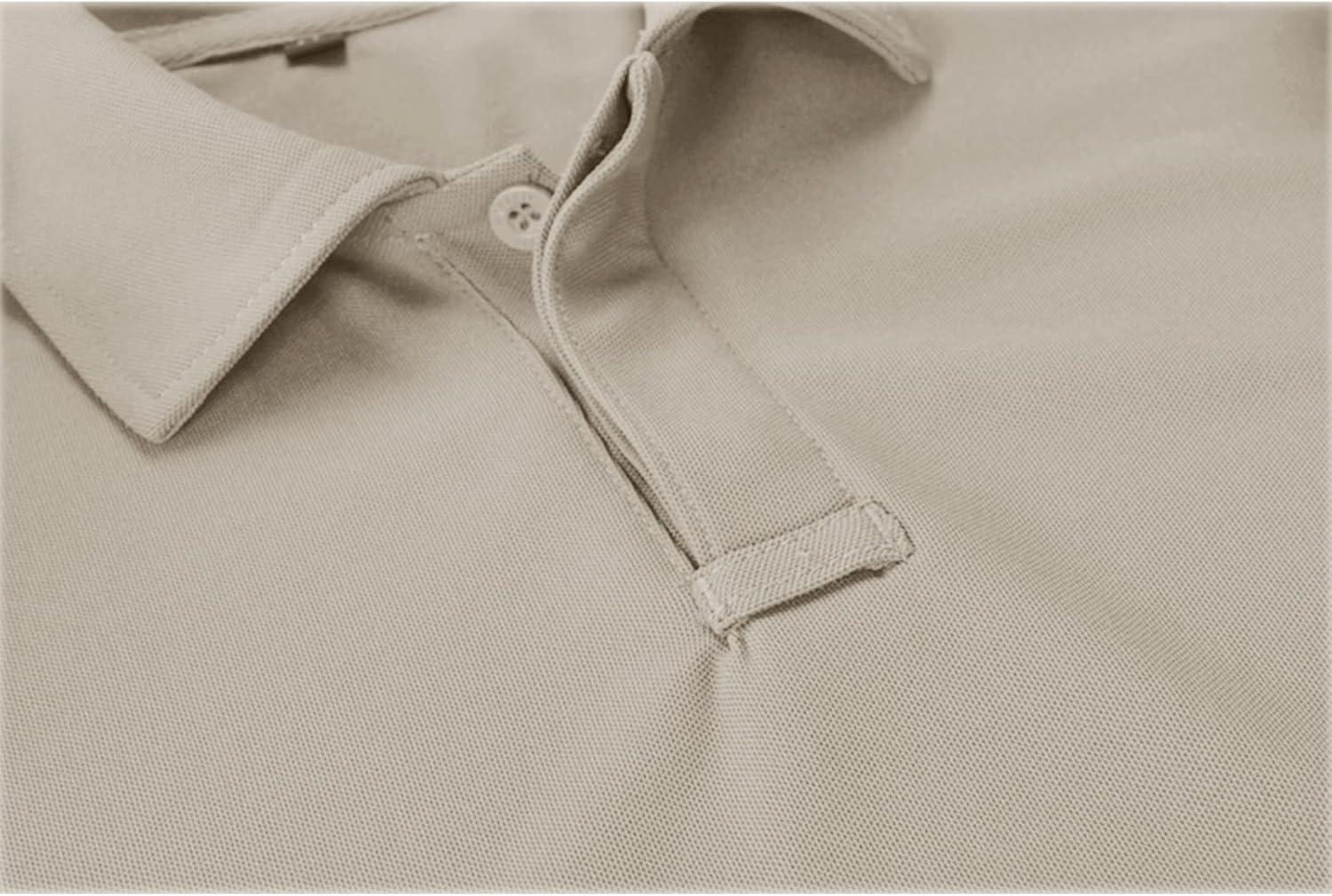imageZITY Mens Polo Shirt Short Sleeve Sports Tactical TShirt Athletic Golf Polos Daily Casual Stylish Collared Shirts for MenLightkhaki