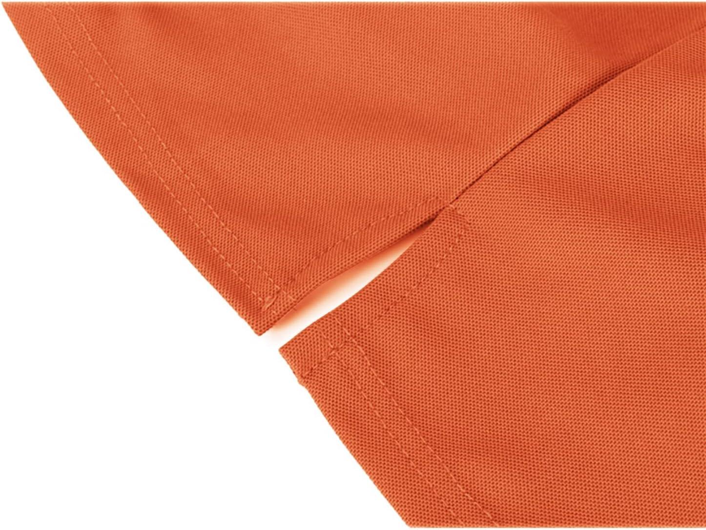 imageZITY Mens Polo Shirt Short Sleeve Sports Tactical TShirt Athletic Golf Polos Daily Casual Stylish Collared Shirts for MenOrange