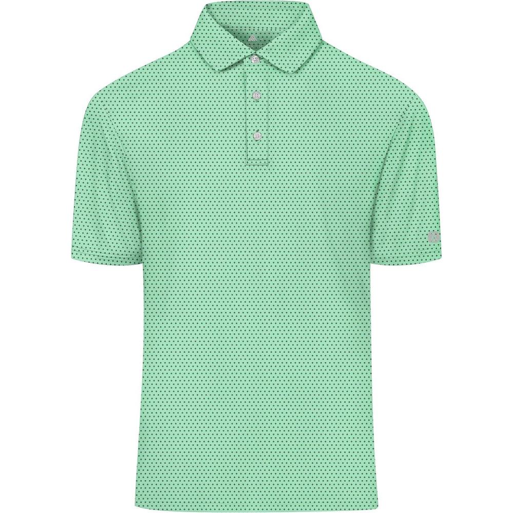 imageZITY Select Golf Shirts for Men Short Sleeve UPF 50 Print Performance Polo Moisture Wicking Funny Golf Collared ShirtsViridescent Leaf