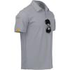 imageZITY Mens Polo Shirt Short Sleeve Sports Tactical TShirt Athletic Golf Polos Daily Casual Stylish Collared Shirts for MenLight Grey