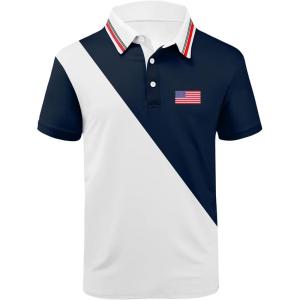 ZITY Golf Polo Shirts for Men Short Sleeve Athletic Tennis T-Shirt(041-navy)