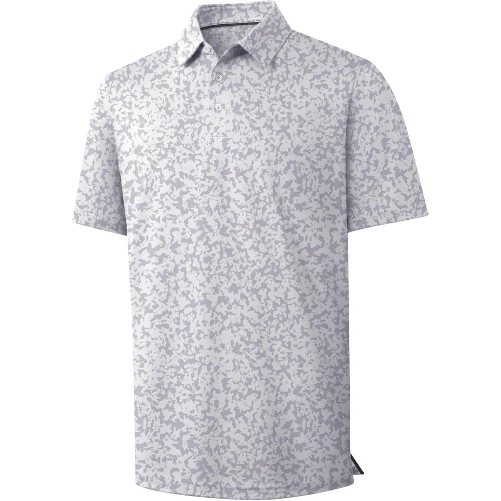 imageZITY Mens Golf Shirts Short Sleeve Print Patterns Performance Moisture Wicking Polo ShirtSand Painting