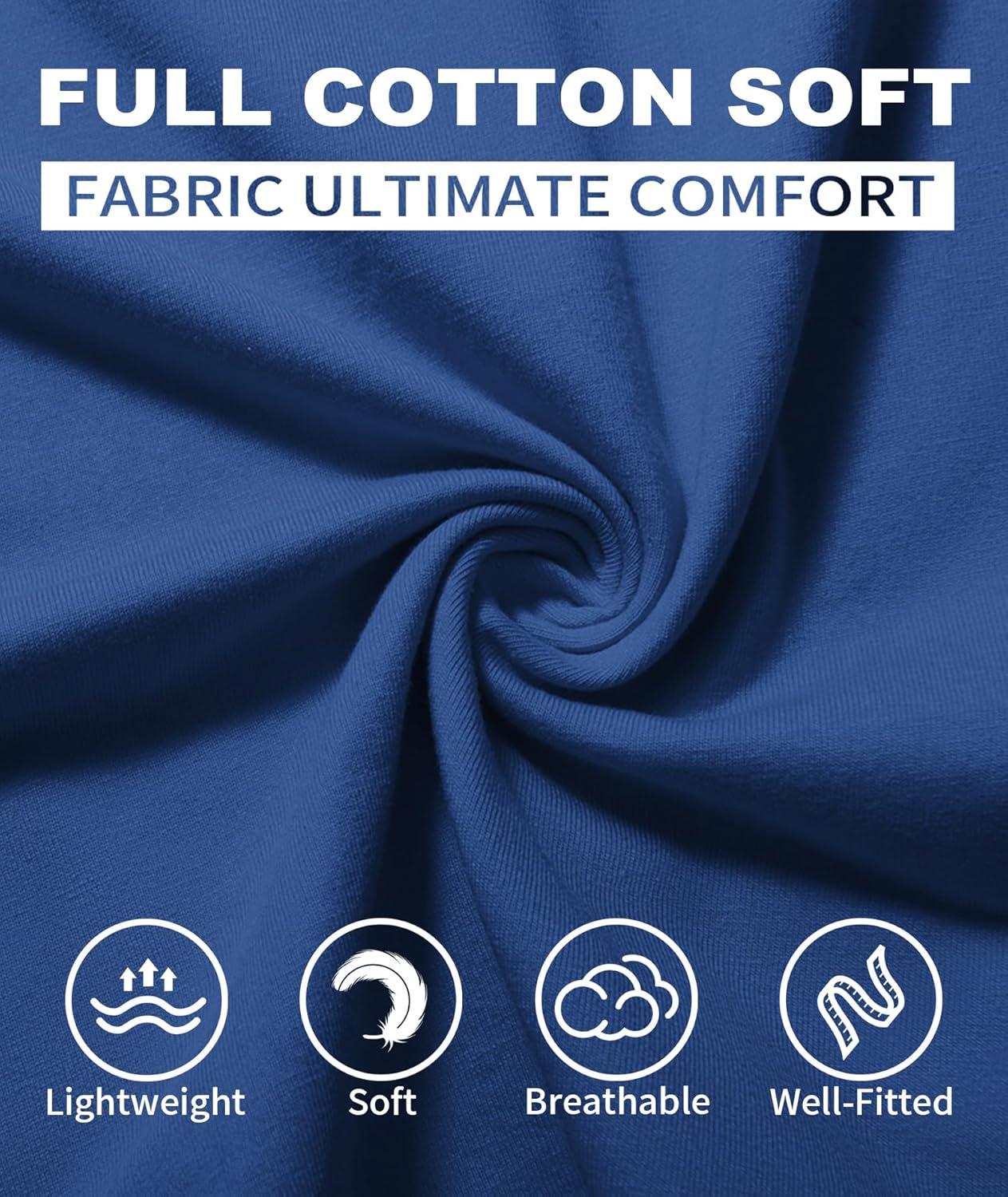 imageZITY 3 Pack Mens TShirts Cotton Crew Neck Basic Tee Short Sleeve Soft Casual Shirts Summer TopsBluedark Bluewhite