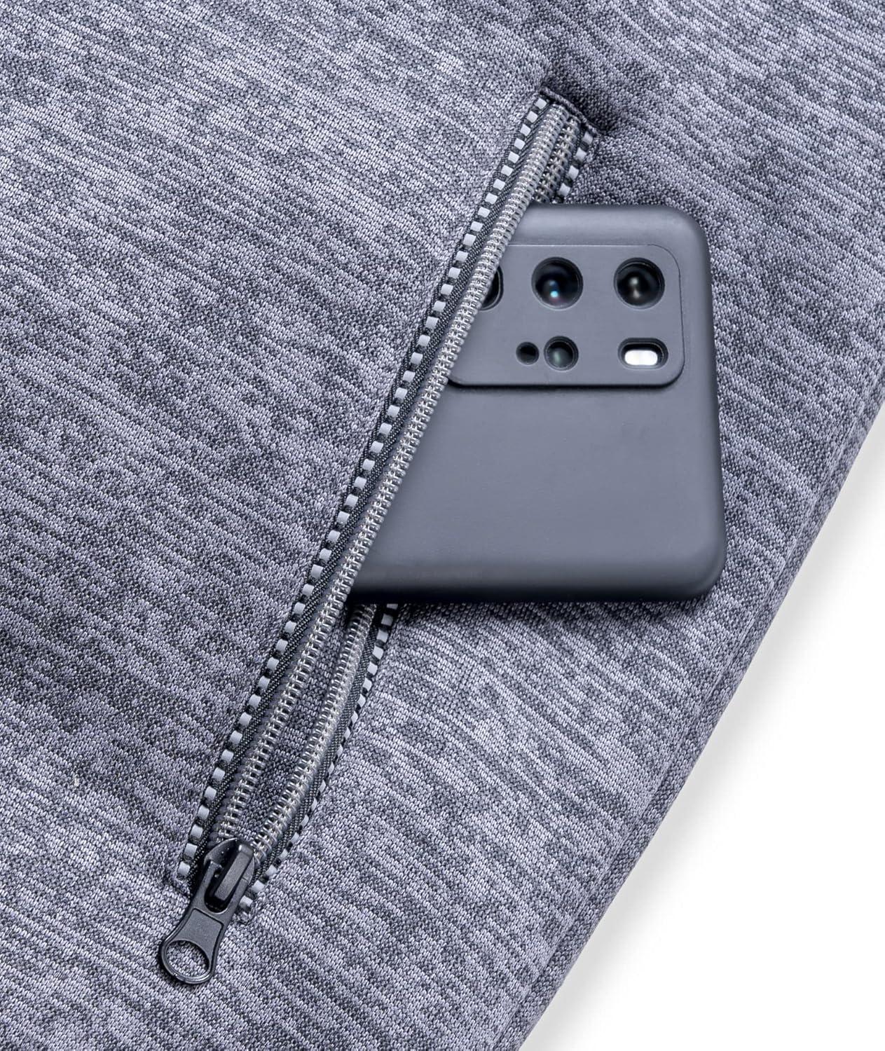 imageZITY Mens Zip Up Hoodie Heavyweight Winter Sweatshirt Fleece Sherpa Lined Warm JacketCharcoal Heather Grey