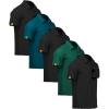 Black Tealblue Black Forestgreen Black