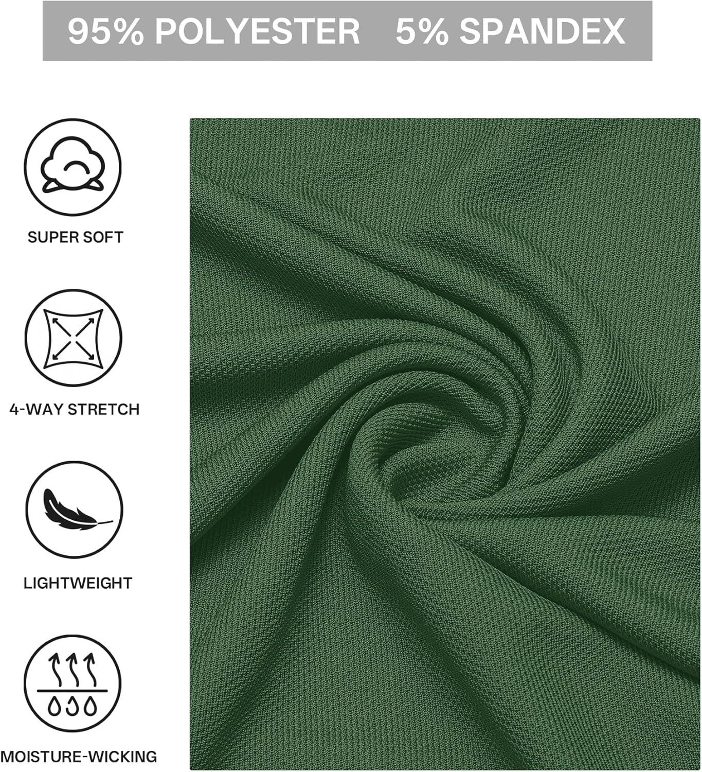 imageZITY 4 Pack Mens Polo Shirt Short Sleeve Athletic Performance Tactical Shirts for Men Outdoor Sport Work TShirt