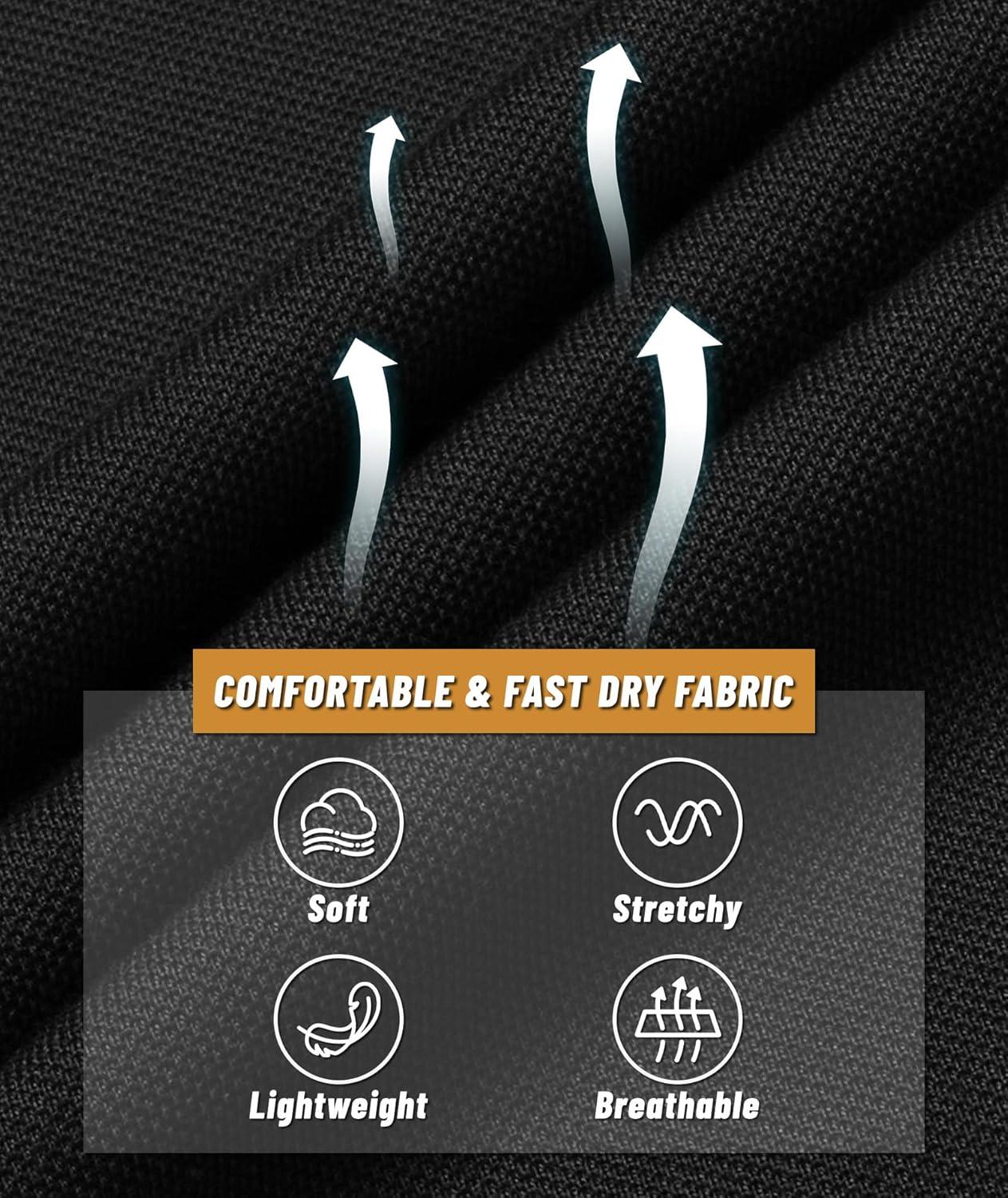 imageMens Henley Short Sleeve Shirts Button Shirt Casual Fashion Soft Lightweight Vintage Regular Fit Summer TShirt TopsBlack
