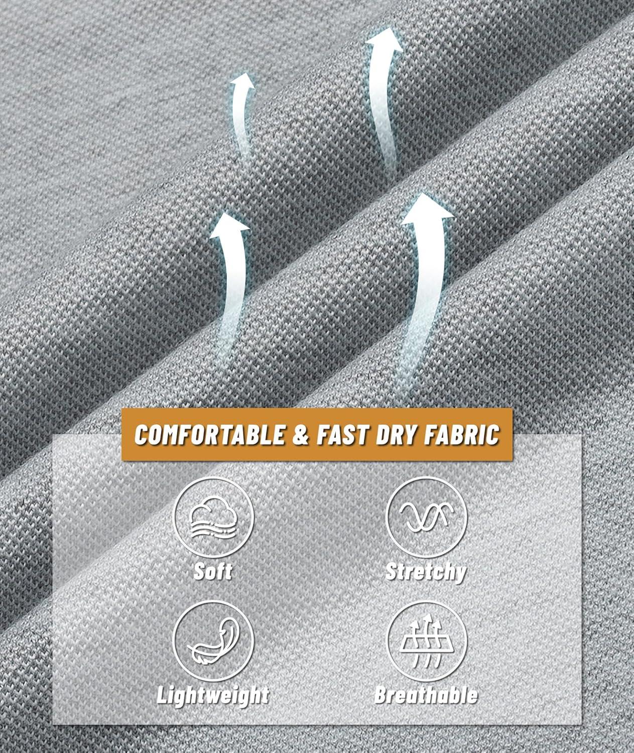 imageMens Henley Short Sleeve Shirts Button Shirt Casual Fashion Soft Lightweight Vintage Regular Fit Summer TShirt TopsGray