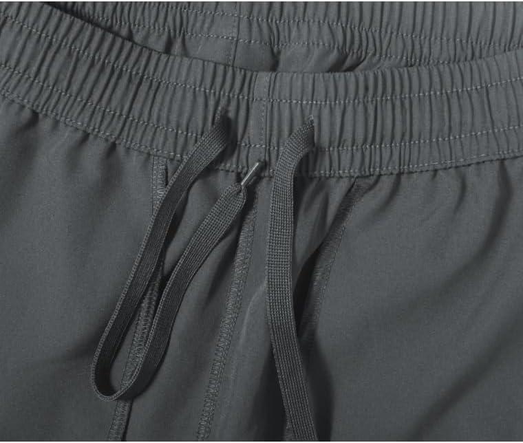imageZITY Mens Running Athletic Shorts with Zipper Pockets 7 Lightweight Moisture Wicking Sports Gym Basketball Hiking WorkoutZ Mountain Gray