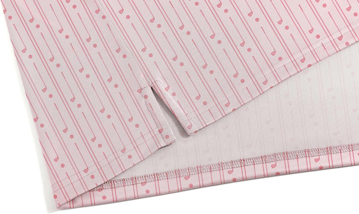 imageZITY Select Mens Golf Shirts Short Sleeve Print Performance Polo Moisture Wicking Casual Collared Golf Shirts for MenPink Golf Club