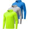 3 Pack-light Grey / Sky Blue / Fluorescent Green