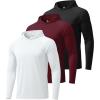 3 Pack-white / Burgundy / Black