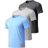 3 Pack-light Gray / Light Blue / Dark Gray