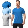 3 Pack-light Gray / Sky Blue / Light Blue