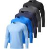 5 Pack-light Blue/Sky Blue/Dark Blue/Dark Grey/Black