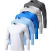 5 Pack-light Blue/White/Light Grey/Sky Blue/Dark Grey