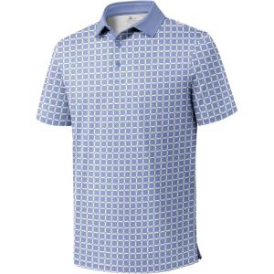ZITY Men’s Golf Polo Shirt Short Sleeve Performance Moisture Wicking Collared Print Shirt for Golf and Casual Wear(Z-lattice)