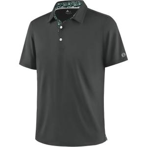 ZITY Mens Golf Shirt Short Sleeve Moisture Wicking Polo Shirts for Men Performance Casual Stretchy Collared Polo Shirt(Grey)