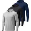 3 Pack-light Grey / Black / Dark Blue