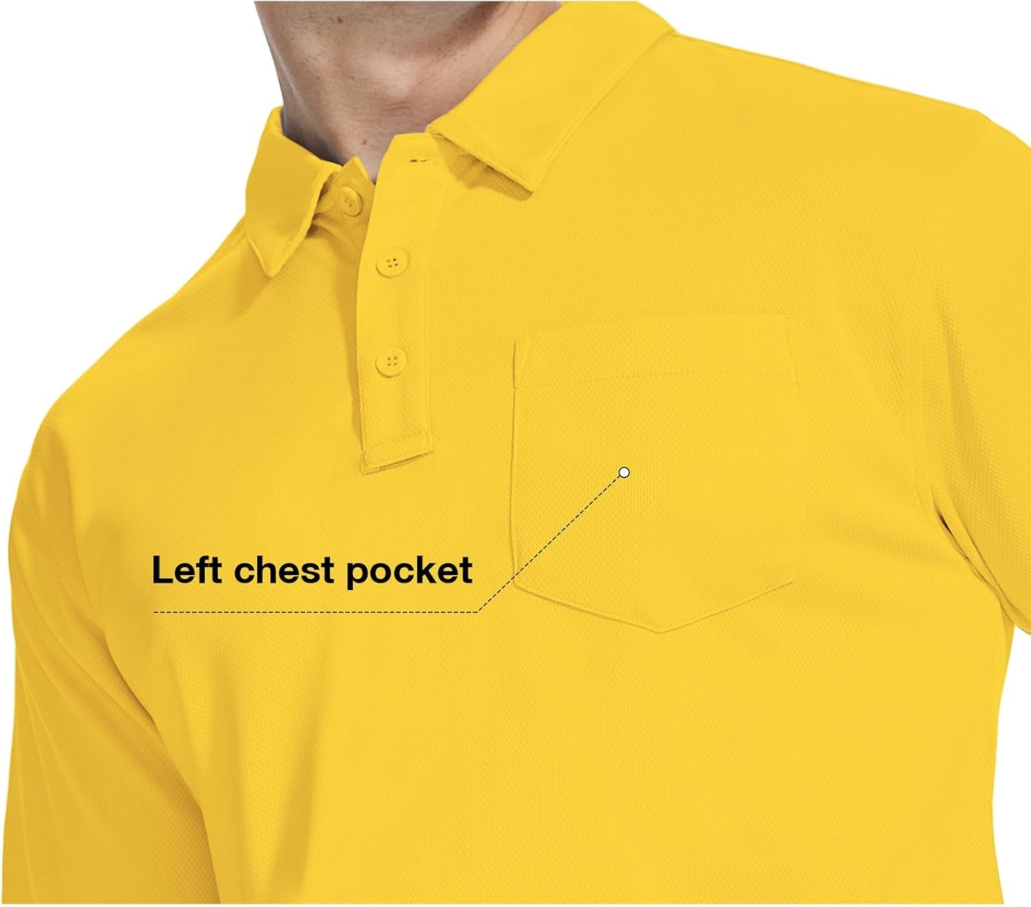 imageZITY 5 Pack Polo Shirts for Men with Pocket Dry Quickly Short Sleeve Athletic Outdoor Work Collared ShirtsPinkwine Reddark Yellowarmy Greenblack
