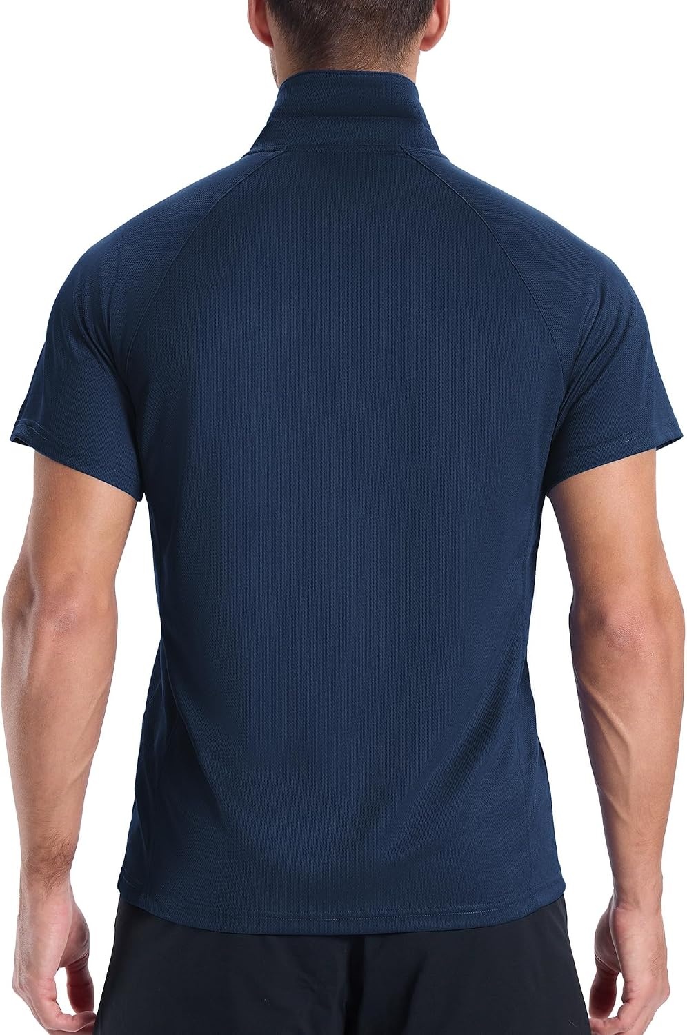 image:imageZITY 3 Pack Mens Polo Shirts Short Sleeve Performance Moisture Wicking Business Casual Athletic Collared Golf Shirts for MenBlackgreynavy