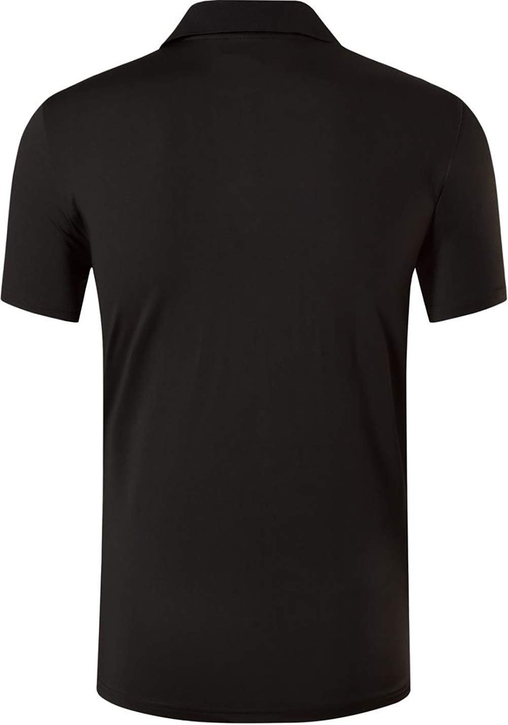 image:imageZITY Mens Golf Shirt Short Sleeve Performance Athletic Sport Moisture Wicking Tennis Print Tee Collared Polo Shirts for MenRed