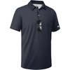 image:imageZITY 3 Pack Golf Shirts for Men Short Sleeve UPF 50 Performance Moisture Wicking Casual Striped Collared Polo ShirtsBlack Striped