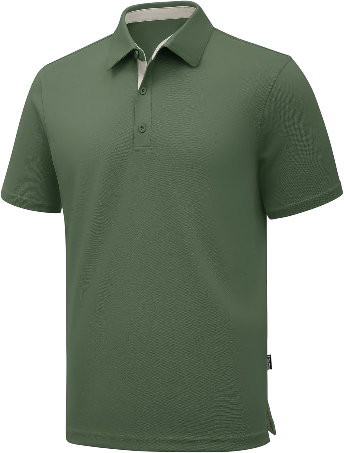 image:imageZITY 3 Pack Polo Shirts for Men Short Sleeve Moisture Wicking T Shirt Business Casual Mens Golf Shirts Collared TShirtsBlack Grey Green