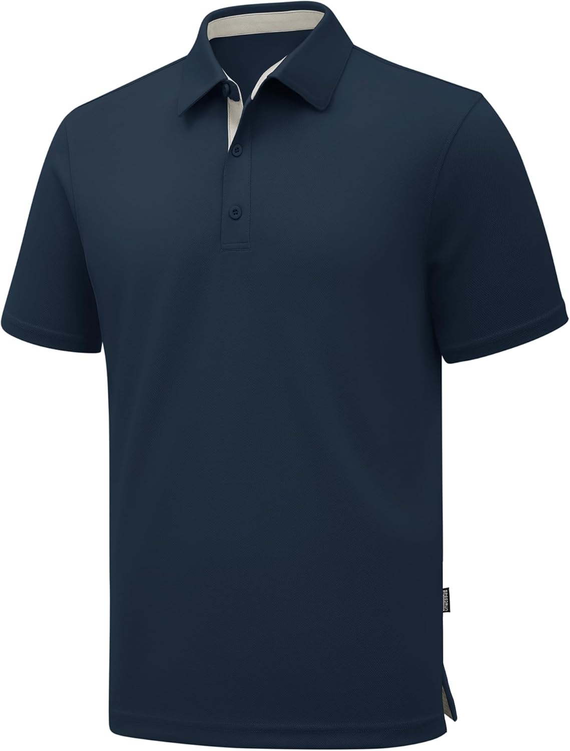 image:imageZITY 3 Pack Polo Shirts for Men Short Sleeve Moisture Wicking T Shirt Business Casual Mens Golf Shirts Collared TShirtsBlack Grey Navy