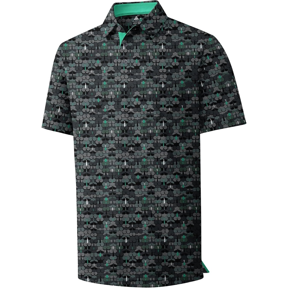 image:imageZITY Mens Golf Polo Shirt Short Sleeve Performance Moisture Wicking Collared Print Shirt for Golf and Casual WearXdark Green Snakeskin