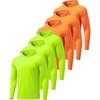 6pcs (3neon Orange + 3neon Green)