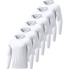 6pcs White
