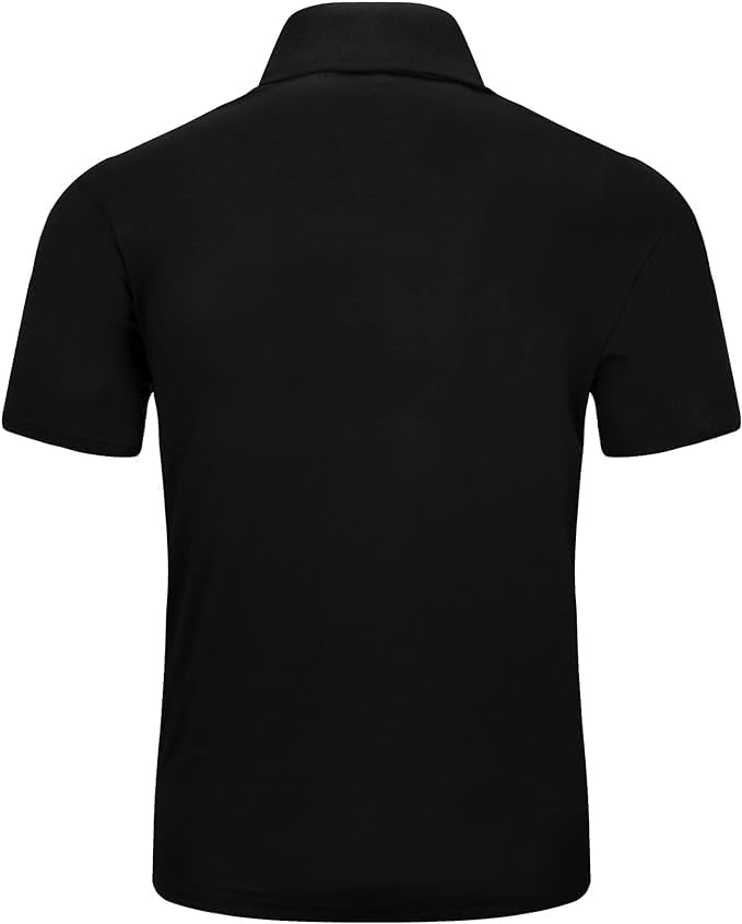 image:imageZITY Golf Polo Shirts for Men Short Sleeve UPF 50 Athletic Tennis TShirt Machine Wash Casual Business Tennis Work Outdoor Moisture Wicking QuickDrying Breathable Stretchy Print PatternsDrb