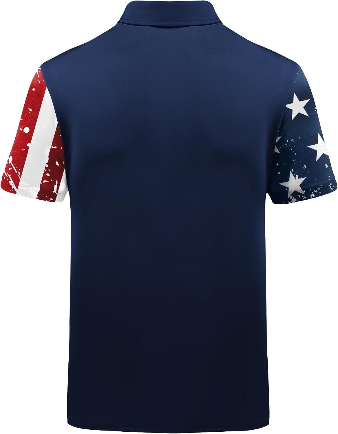 image:imageZITY Mens Golf Short Sleeve Moisture Wicking Polos with Print Patterns UPF 50Performance Collared TshirtStretchyLightweightBreathableTeam TrainingTennisAthleticOutdoorCampingBusinessWine Red