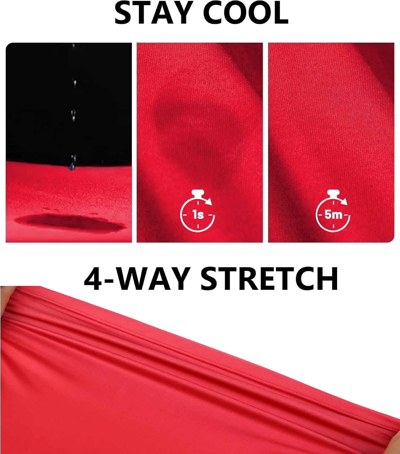 image:imageZITY Mens Golf Short Sleeve Moisture Wicking Polos with Print Patterns UPF 50Performance Collared TshirtStretchyLightweightBreathableTeam TrainingTennisAthleticOutdoorCampingBusinessRed