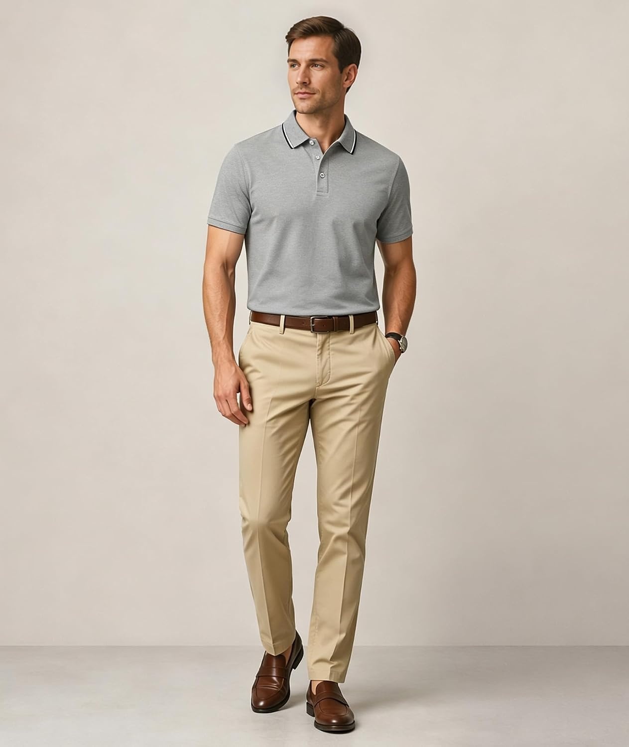 image:imageZITY Mens Polo Shirts Short Sleeve Casual Summer Collared Golf ShirtsBlackNavyGrey