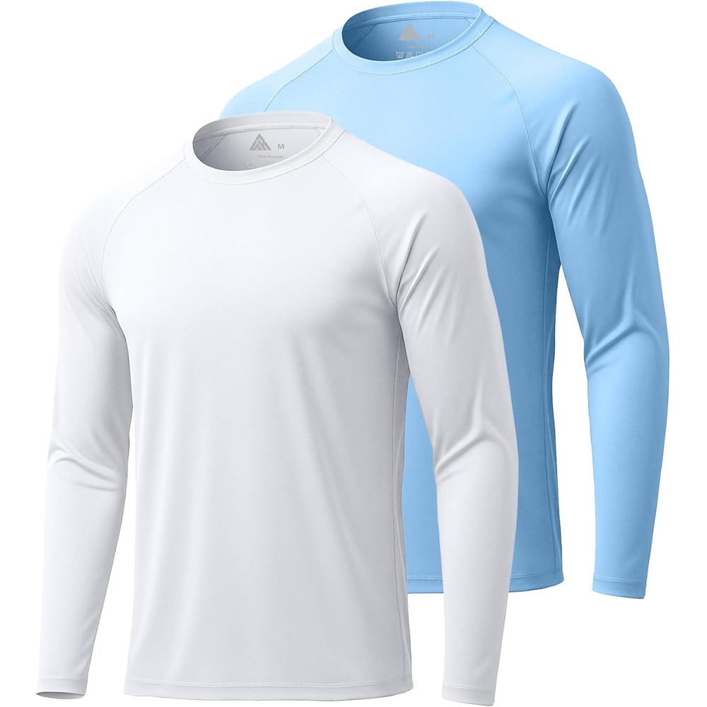 image:image2Pack Long Sleeve Shirts for Men UV Protection Shirt UPF Fishing Cooling Shirt Sun Shirts for Men