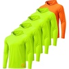 5 Pack: 4 Neon Green / 1 Orange