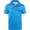 image:imageZITY Golf Polo Shirts for Men Short Sleeve UPF 50 Athletic Tennis TShirt  Machine Wash Casual Business Tennis Work Outdoor Moisture Wicking QuickDrying Breathable Stretchy Print PatternsBlue Purple