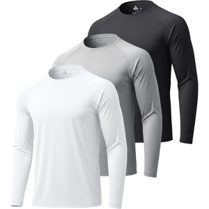 3Pack Long Sleeve Shirts for Men UV Protection Shirt UPF Fishing Cooling Shirt Sun Shirts for Men
