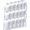 15pcs White