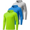 3 Pack-fluorescent Green / Sky Blue / Light Grey