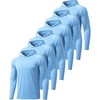 6pcs Light Blue
