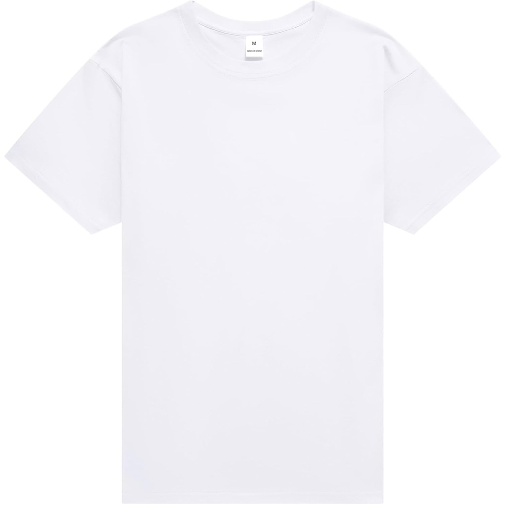image:imageZITY Mens TShirts Cotton Crew Neck T Shirts for Men Short Sleeve Basic Undershirts Soft Casual Breathable Summer TeesWhite