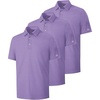 3 Purple Snowflake Geometry