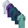 White Purple Tealblue Navy Green