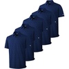 5 Navy Blue Leaves